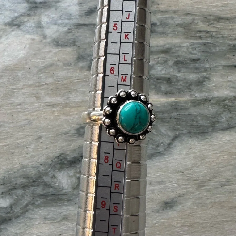 NWOT Sundance Desert Garden Ring, Turquoise, Sterling Silver